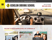 Tablet Screenshot of echelondrivingschool.com